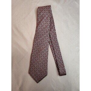 Men's Oscar de la Renta Geometric Circles Silk Tie 3.75"x56"